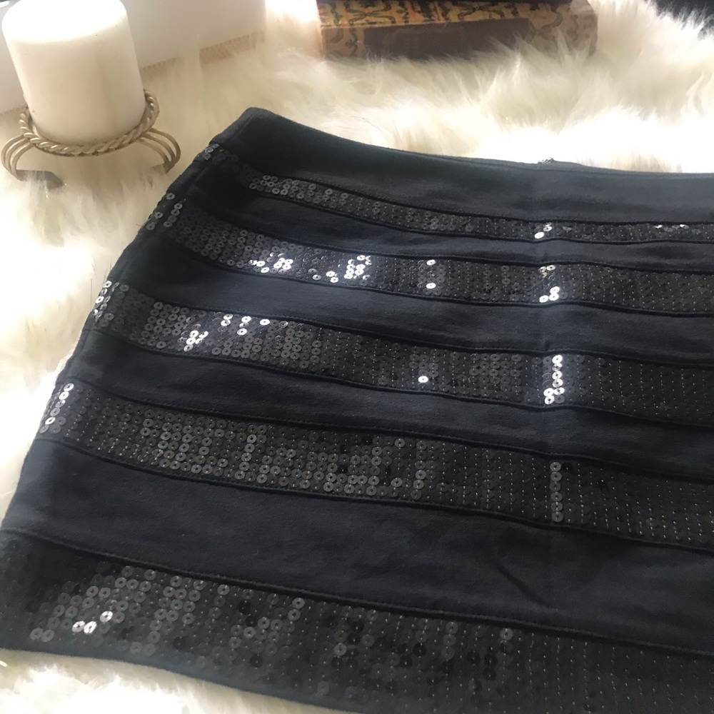 Express sequined mini skirt size 2